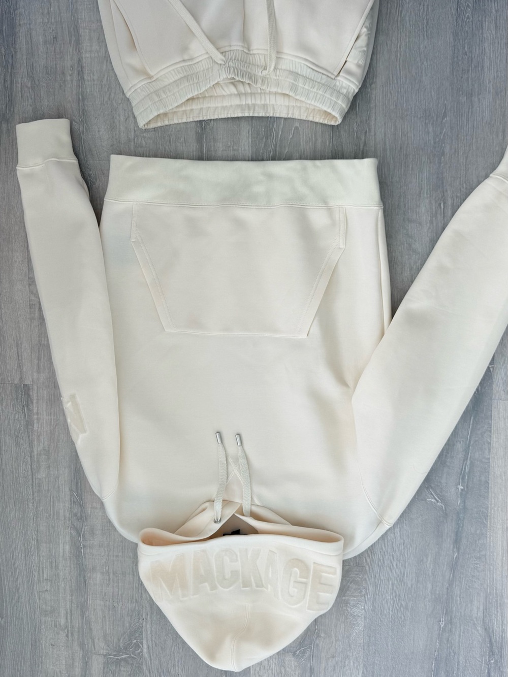 Mackage Small Cream Sweatpants & Joggers Set